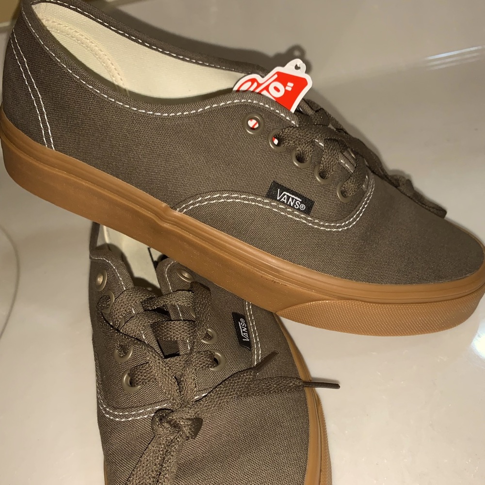 Olive vans women size 8.5